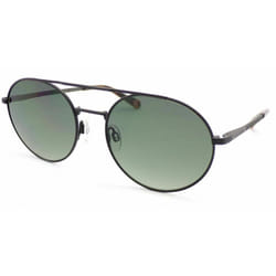 TED BAKER Sunglasses WARNER Black/ Green Gradient Round Lens 1531 001