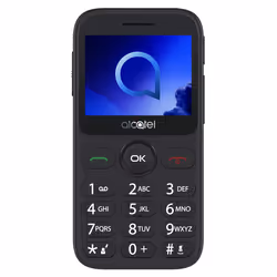 Alcatel 20.20, Bar, Single SIM, 6.1 cm (2.4"), 0.3 MP, 970 mAh, Grey