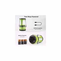 LE Camping Lantern with 2 Detachable Torches, Camping Lights Rechargeable and Battery Powered, 600 Lumen, Outdoor Camping Accessories for Tent, C