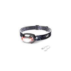 LE Head Torch Rechargeable, 1000L Super Bright LED Headlamp Waterproof with Red Warning Lights 5 Lighting Modes 30 Hours Runtime Lightweight Head