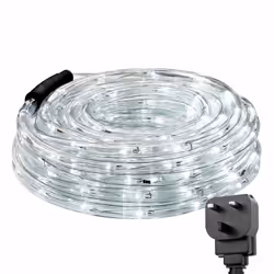 LE Outdoor LED Rope Lights Kit, 10m 240 LEDs Waterproof Strip Lights, 24V Daylight White Decorative Lights for Garden, Fence, ...