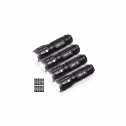 LE LED Torch, LE1000 Powerful Handheld Flashlight, Super Bright, Pocket Size, Lightweight, Suit for Camping, Cycling, Running ...