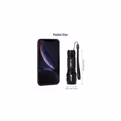 LE LED Torch, LE1000 Powerful Handheld Flashlight, Super Bright, Pocket Size, Lightweight, Suit for Camping, Cycling, Running, Dog Walking and More