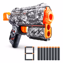 XSHOT Skins Flux Dart Blaster - Illustrate Skin (8 Darts), Toy blaster, 8 yr(s), 300 g