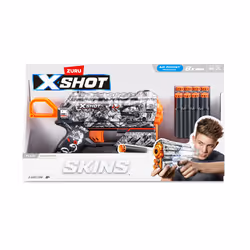 XSHOT Skins Flux Dart Blaster - Illustrate Skin (8 Darts) ZURU