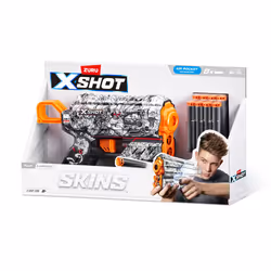 XSHOT Skins Flux Dart Blaster - Illustrate Skin (8 Darts) ZURU