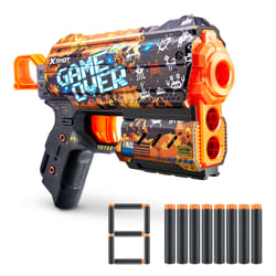 XSHOT Skins Flux Dart Blaster - Game Over Skin (8 Darts) ZURU