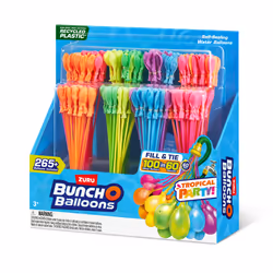 Bunch O Balloons Tropical Party 265+ Rapid-Filling Self-Sealing Water Balloons (8 Pack) ZURU