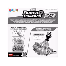 Bunch O Balloons Tropical Party 265+ Rapid-Filling Self-Sealing Water Balloons (8 Pack) ZURU - Additional view 4