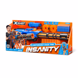 XSHOT Insanity Motorized Rage Fire (72 Darts) ZURU