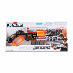 XSHOT Skins Lock Blaster (16 Darts) ZURU
