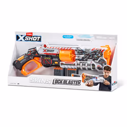 XSHOT Skins Lock Blaster (16 Darts) ZURU