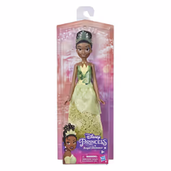Disney Princess Royal Shimmer Tiana Doll  Fashion Doll with Skirt and