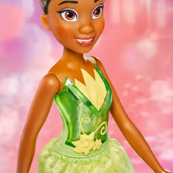 Disney Princess Royal Shimmer Tiana Doll  Fashion Doll with Skirt and