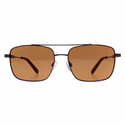 Ted Baker Sunglasses TB1720 Elijah 910 Shiny Light Gunmetal Brown