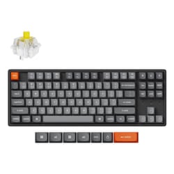 Keychron K8 Max keyboard Universal USB + RF Wireless + Bluetooth QWERTY UK English Black