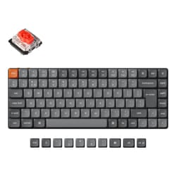 Keychron K3 Max keyboard Gaming USB + RF Wireless + Bluetooth QWERTY UK English Grey