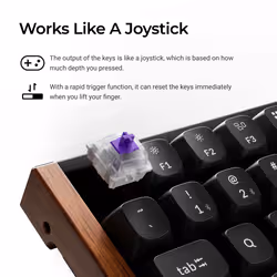 Keychron K2 HE keyboard Gaming USB + RF Wireless + Bluetooth QWERTY UK English Black - Additional view 4