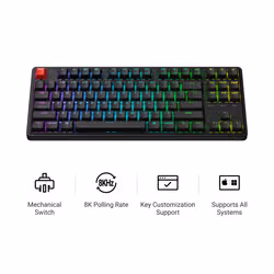 Keychron C3 Pro 8K keyboard Universal USB QWERTY UK English Black - Additional view 2