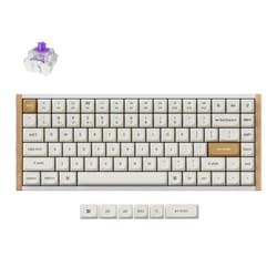 Keychron K2H-Q1-UK keyboard Gaming USB + RF Wireless + Bluetooth QWERTY UK English White