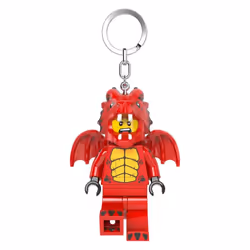 LEGO Iconic Dragon Suit Guy Minifigure Key Light - KE196H