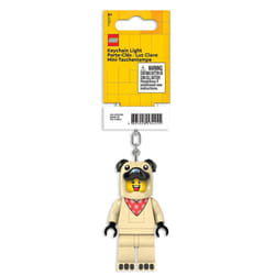 LEGO Iconic Pug (Dog) Suit Guy Minifigure Key Light - KE213H