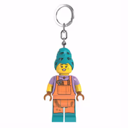 LEGO Iconic Ceramic Girl Minifigure Key Light - LEGKE225H