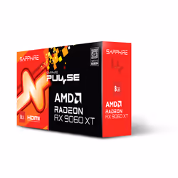 Sapphire PULSE Radeon RX 9060 XT GAMING OC 8G Graphics Card - 8GB GDDR6, 128bit, PCI-E 5.0, 3320 MHz Core Clock, 2 x DisplayPort, 1 x HDMI, GV-R9060XTGAMING OC-8GD - Additional view 7
