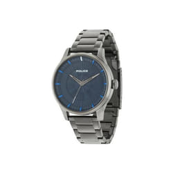 Police PL15038JSU_03M Steel Gray Dial Watch Navy Man