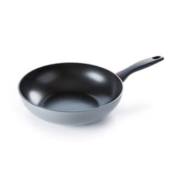 OXO Wok, Non Stick Open Wok Pan with Soft Touch Handle - Induction & Oven Safe Cookware - 28 cm, Black Wok 28 cm/3.6l