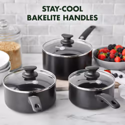 GreenPan Cambridge 3 Piece Saucepan Set