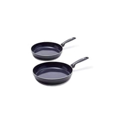 GreenPan Frying Pan Set, Non Stick, Toxin Free Ceramic Pans - Induction & Oven Safe Cookware - 24/28 cm, Black