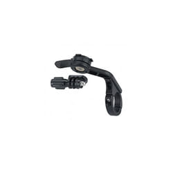 MountCase Forward Bike Mount with Adjustable Arm and 360 Degree Rotation, Black