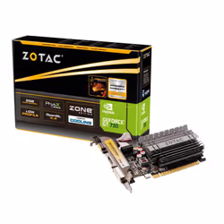Zotac GeForce GT 730 2GB, GeForce GT 730, 2 GB, GDDR3, 64 bit, 2560 x 1600 pixels, PCI Express x16 2.0