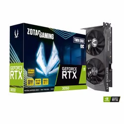 Zotac ZT-A30500H-10M, GeForce RTX 3050, 8 GB, GDDR6, 128 bit, 7680 x 4320 pixels, PCI Express x8 4.0