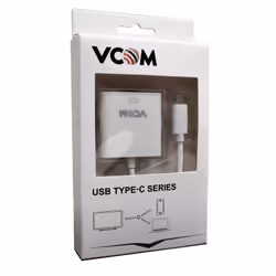VCOM CU423, 0.175 m, USB Type-C, HDMI Type A (Standard), Male, Female, Straight