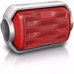 Philips wireless portable speaker BT2200R/00, 1.0 channels, 4 cm, 4.06 cm, 2.8 W, Wired & Wireless, A2DP, AVRCP, HFP