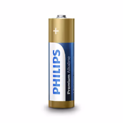 Philips Premium Alkaline LR6M4B/10, Single-use battery, AA, Alkaline, 1.5 V, 4 pc(s), Cd (cadmium), Hg (mercury), Pb (lead)