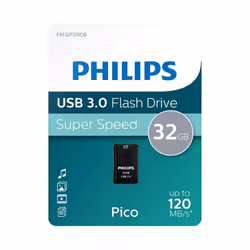Philips USB 3.0 Pico Edition Flash Drive 32GB Pen Drive - Black