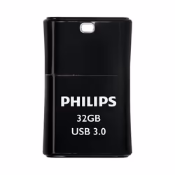Philips USB 3.0 Pico Edition Flash Drive 32GB Pen Drive - Black