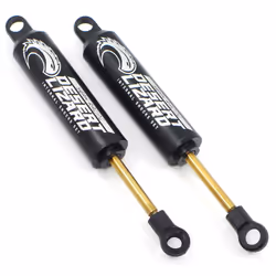 YeahRacing 110mm Desert Lizard Two Stage Internal Spring Damper Pair Black For Crawler, Spring set, Aluminium, Black