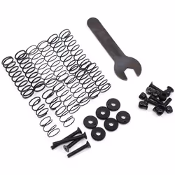 YeahRacing 100mm Desert Lizard Two Stage Internal Spring Damper Pair Gun Metal For Crawler