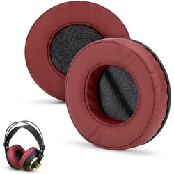 Brainwavz ROUND Replacement Memory Foam Earpads - Suitable For Many Other Large Over The Ear Headphones - Sennheiser, AKG,...