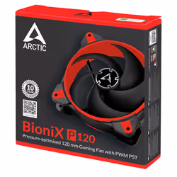 ARCTIC BioniX P120 (Red) – Pressure-optimised 120 mm Gaming Fan with PWM PST - Additional view 6
