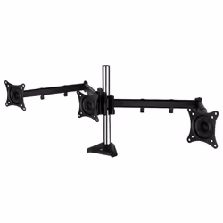 ARCTIC Z3 Pro (Gen 3) - Desk Mount Triple Monitor Arm with USB 3.0 Hub, 15 kg, 81.3 cm (32"), 75 x 75 mm, 100 x 100 mm, Heigh ...