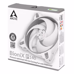 ARCTIC BioniX P140 (Grey/White) – Pressure-optimised 140 mm Gaming Fan with PWM PST - Additional view 6