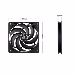 ARCTIC P12 Slim PWM PST Pressure-optimised 120 mm PWM Fan with integrated Y-cable - Additional view 5