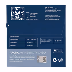 ARCTIC TP-3 Premium Performance Thermal Pad 100 x 100 mm, 0.5 mm - Additional view 5