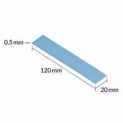ARCTIC TP-3 Premium Performance Thermal Pad 120 x 20 mm, 0.5 mm - Additional view 4