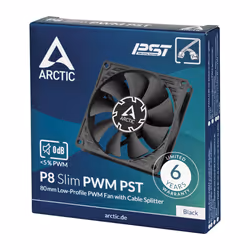 ARCTIC P8 Slim PWM PST - 80 mm Low-Profile PWM Fan with Cable Splitter - Additional view 6